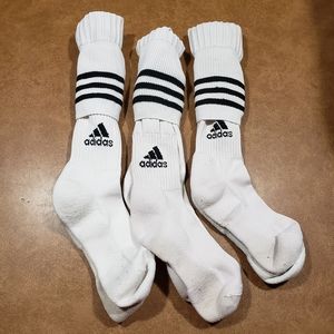OSFM - Adidas striped athletic sport knee socks